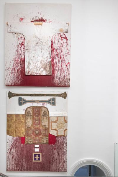 Arnulf Rainer &amp; Hermann Nitsch (Arnulf Rainer Museum Baden, 24.10.2026 - 03.10.2027) Foto: eSeL.at - Lorenz Seidler