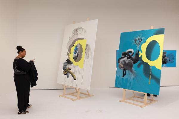 Ashley Hans Scheirl &quot;In &amp; Out of Painting*&quot; (Belvedere 21, 19.9.2025 - 18.6.2026) Foto: eSeL.at - Lorenz Seidler