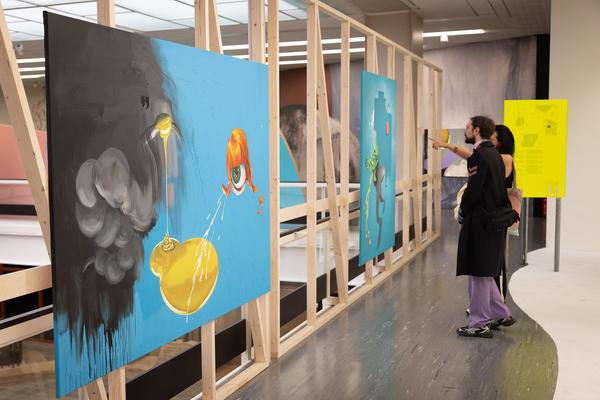 Ashley Hans Scheirl &quot;In &amp; Out of Painting*&quot; (Belvedere 21, 19.9.2025 - 18.6.2026) Foto: eSeL.at - Lorenz Seidler