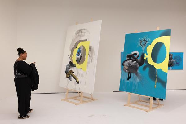 Ashley Hans Scheirl "In &amp; Out of Painting*" (Belvedere 21, 19.9.2025 - 18.6.2026) Foto: eSeL.at - Lorenz Seidler