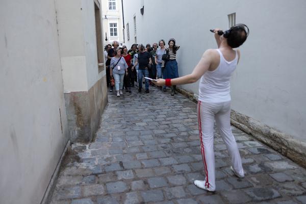 Austrofred "Magic Music Walk" (Wir.Sind.Wien.Festival @ 1010, 1.6.2025) Foto: eSeL.at - Lorenz Seidler