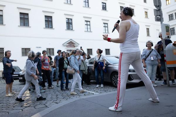 Austrofred "Magic Music Walk" (Wir.Sind.Wien.Festival @ 1010, 1.6.2025) Foto: eSeL.at - Lorenz Seidler