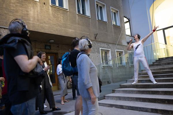 Austrofred "Magic Music Walk" (Wir.Sind.Wien.Festival @ 1010, 1.6.2025) Foto: eSeL.at - Lorenz Seidler