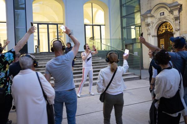 Austrofred "Magic Music Walk" (Wir.Sind.Wien.Festival @ 1010, 1.6.2025) Foto: eSeL.at - Lorenz Seidler