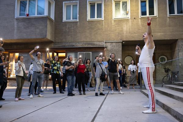 Austrofred "Magic Music Walk" (Wir.Sind.Wien.Festival @ 1010, 1.6.2025) Foto: eSeL.at - Lorenz Seidler