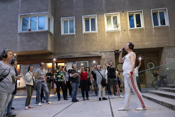 Austrofred "Magic Music Walk" (Wir.Sind.Wien.Festival @ 1010, 1.6.2025) Foto: eSeL.at - Lorenz Seidler
