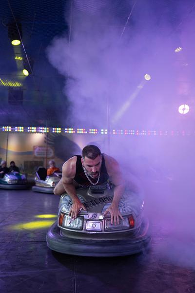 &quot;Autodestruct me, baby!&quot; Posthuman Social Club #5 (Super Autodrome / Prater Wien, 9.7.2025) Foto: eSeL.at - Lorenz Seidler