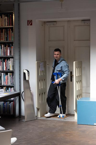 Neue Direktorin des Architektur-zentrum Wien: Doris Kleilein (Pressekonferenz AzW Bibliothek, 22.4.2026) Foto: eSeL.at - Lorenz Seidler