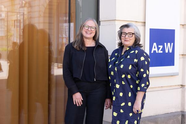 Neue Direktorin des Architektur-zentrum Wien: Doris Kleilein (Pressekonferenz AzW Bibliothek, 22.4.2026) Foto: eSeL.at - Lorenz Seidler