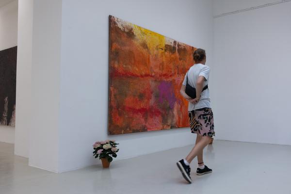 Hermann Nitsch &quot;Bayreuth Walküre&quot; (Galerie Kandlhofer, 26.6. - 26.7.2025) Foto: eSeL.at - Lorenz Seidler