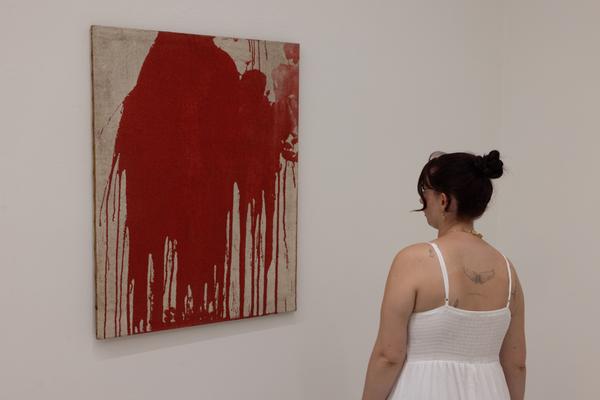 Hermann Nitsch &quot;Bayreuth Walküre&quot; (Galerie Kandlhofer, 26.6. - 26.7.2025) Foto: eSeL.at - Lorenz Seidler