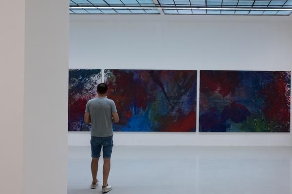 Hermann Nitsch &quot;Bayreuth Walküre&quot; (Galerie Kandlhofer, 26.6. - 26.7.2025) Foto: eSeL.at - Lorenz Seidler