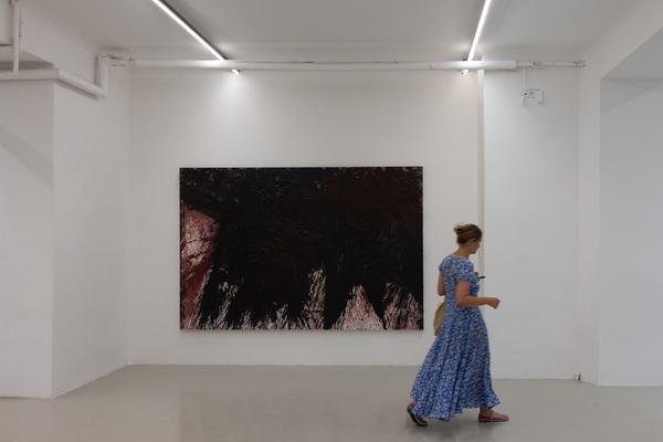 Hermann Nitsch "Bayreuth Walküre" (Galerie Kandlhofer, 26.6. - 26.7.2025) Foto: eSeL.at - Lorenz Seidler