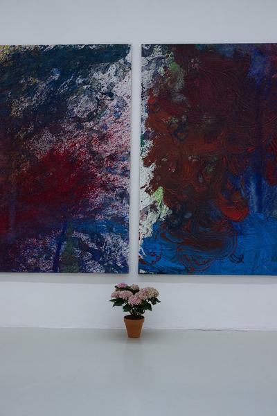 Hermann Nitsch "Bayreuth Walküre" (Galerie Kandlhofer, 26.6. - 26.7.2025) Foto: eSeL.at - Lorenz Seidler