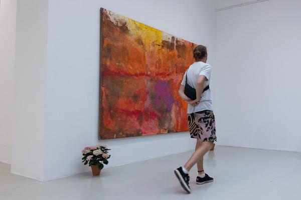 Hermann Nitsch "Bayreuth Walküre" (Galerie Kandlhofer, 26.6. - 26.7.2025) Foto: eSeL.at - Lorenz Seidler