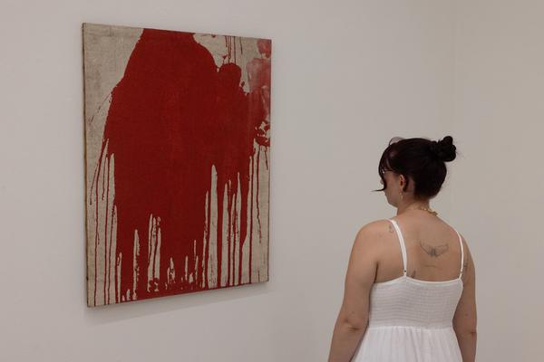 Hermann Nitsch "Bayreuth Walküre" (Galerie Kandlhofer, 26.6. - 26.7.2025) Foto: eSeL.at - Lorenz Seidler
