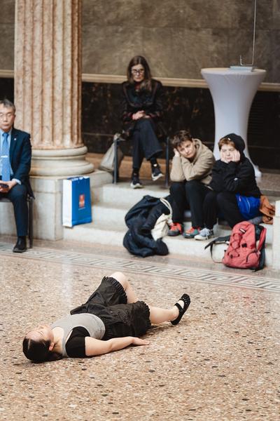 Birgit-Jürgenssen-Preisträgerin 2026: So Young Park (Akademie der bildenden Künste Wien, 21.04.2026) Foto: eSeL.at - Robert Puteanu