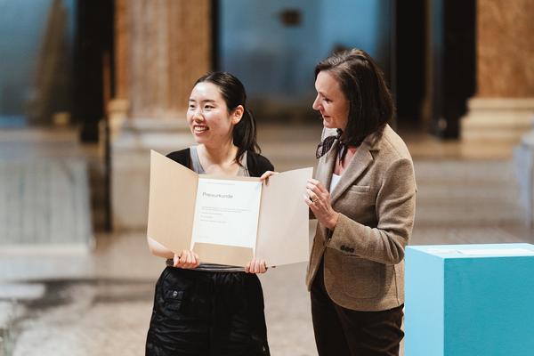 Birgit-Jürgenssen-Preisträgerin 2026: So Young Park (Akademie der bildenden Künste Wien, 21.04.2026) Foto: eSeL.at - Robert Puteanu