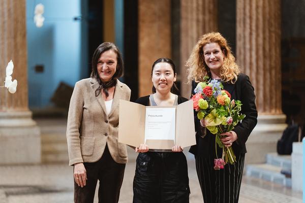 Birgit-Jürgenssen-Preisträgerin 2026: So Young Park (Akademie der bildenden Künste Wien, 21.04.2026) Foto: eSeL.at - Robert Puteanu