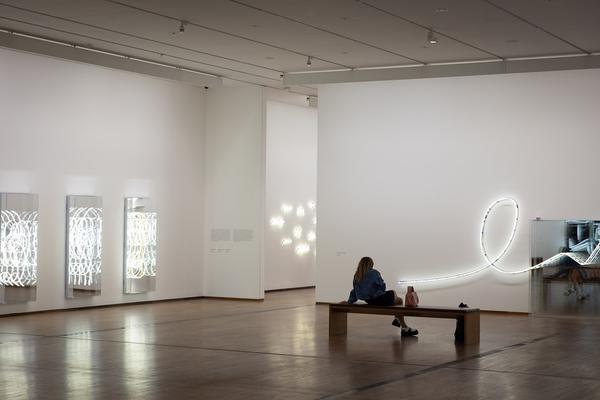 Brigitte Kowanz "Licht ist, was wir sehen" (Albertina, 18.7. - 16.11.2025) Foto: eSeL.at - Lorenz Seidler