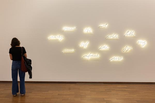 Brigitte Kowanz "Licht ist, was wir sehen" (Albertina, 18.7. - 16.11.2025) Foto: eSeL.at - Lorenz Seidler