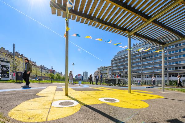 Creatives for Vienna – Making Spaces X Klima Biennale Wien: Bruno – Workshop „Let’s Bruno“ (Bruno-Pittermann-Platz, 24.04.2026) Foto: Wirtschaftsagentur Wien / eSeL.at - Joanna Pianka