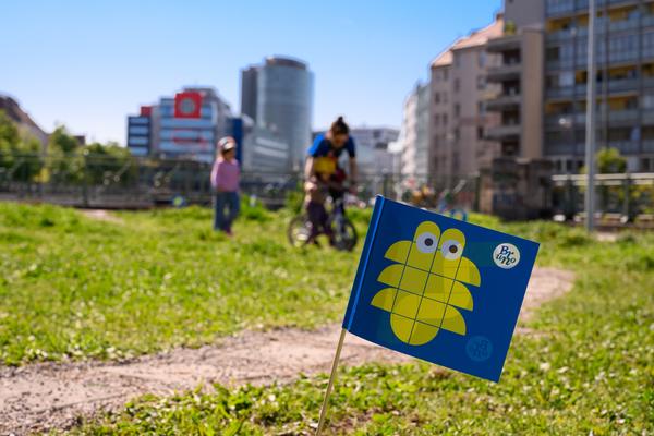 Creatives for Vienna – Making Spaces X Klima Biennale Wien: Bruno – Workshop „Let’s Bruno“ (Bruno-Pittermann-Platz, 24.04.2026) Foto: Wirtschaftsagentur Wien / eSeL.at - Joanna Pianka