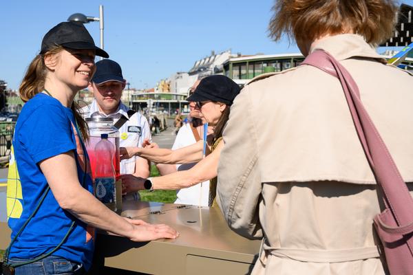 Creatives for Vienna – Making Spaces X Klima Biennale Wien: Bruno – Workshop „Let’s Bruno“ (Bruno-Pittermann-Platz, 24.04.2026) Foto: Wirtschaftsagentur Wien / eSeL.at - Joanna Pianka
