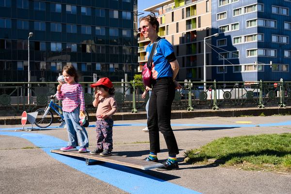 Creatives for Vienna – Making Spaces X Klima Biennale Wien: Bruno – Workshop „Let’s Bruno“ (Bruno-Pittermann-Platz, 24.04.2026) Foto: Wirtschaftsagentur Wien / eSeL.at - Joanna Pianka