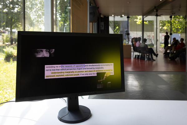 Burn The Diaries, Read Them Out Loud (Kunsthalle Wien Karlsplatz, 5.6. - 19.10.2025) Foto: eSeL.at - Lorenz Seidler