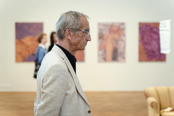 Eröffnung Care – zwischen Zärtlichkeit und Widerstand 05.09. - 12.10.2025 (Exhibit Galerie, Akademie der bildenden Künste Wien, 04.09.2025) Foto: eSeL.at - Robert Puteanu