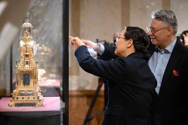 Chinesische Kunst aus der Verbotenen Stadt (KHM Goldener Saal Kunstkammer, 02.12.2025 - 06.04.2026) Foto: eSeL.at - Joanna Pianka