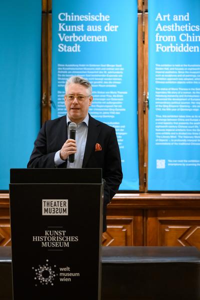 Chinesische Kunst aus der Verbotenen Stadt (KHM Goldener Saal Kunstkammer, 02.12.2025 - 06.04.2026) Foto: eSeL.at - Joanna Pianka