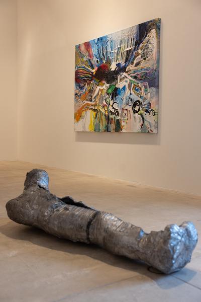 Christian Eisenberger "Come or Flage" (Galerie Krinzinger, 22.5. - 23.8.2025) Foto: eSeL.at - Lorenz Seidler