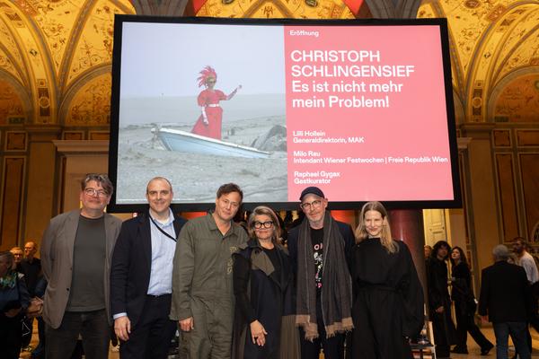 "Bitte liebt Schlingensief"  - Talk &amp; Eröffnung (MAK, 12.5.2026) Foto: eSeL.at - Lorenz Seidler