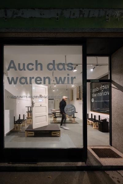 Community Museum &quot;Auch das waren wir&quot; (Goethehof, 05.11. - 05.12.2025) Foto: eSeL.at - Joanna Pianka