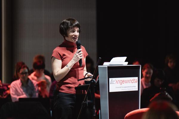 Public Symposium Crafting Data - Material Practices in Art and AI (Universität für angewandte Kunst, 27.01.2026) Foto: eSeL.at - Robert Puteanu