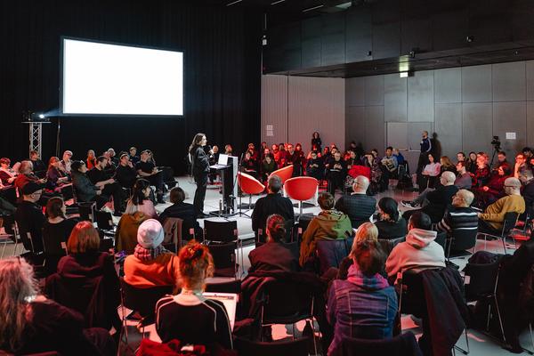 Public Symposium Crafting Data - Material Practices in Art and AI (Universität für angewandte Kunst, 27.01.2026) Foto: eSeL.at - Robert Puteanu