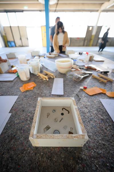 Tour 1: Creatives for Vienna – Making Spaces X Klima Biennale Wien (Nordwestbahnhof, 18.04.2026) Foto: Wirtschaftsagentur Wien / eSeL.at - Joanna Pianka