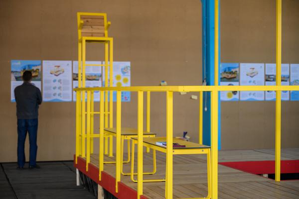 Tour 1: Creatives for Vienna – Making Spaces X Klima Biennale Wien (Nordwestbahnhof, 18.04.2026) Foto: Wirtschaftsagentur Wien / eSeL.at - Joanna Pianka