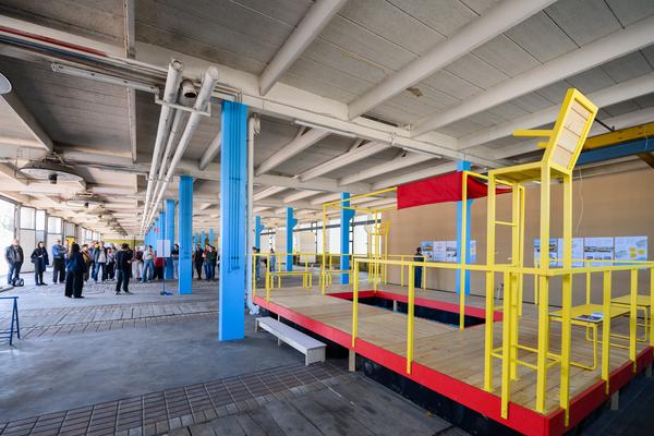 Tour 1: Creatives for Vienna – Making Spaces X Klima Biennale Wien (Nordwestbahnhof, 18.04.2026) Foto: Wirtschaftsagentur Wien / eSeL.at - Joanna Pianka