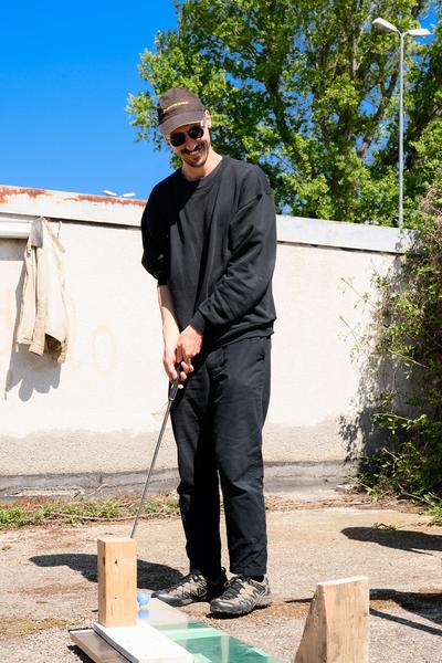 Tour 1: Creatives for Vienna – Making Spaces X Klima Biennale Wien (Nordwestbahnhof, 18.04.2026) Foto: Wirtschaftsagentur Wien / eSeL.at - Joanna Pianka