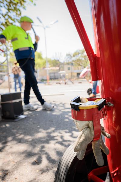 Tour 1: Creatives for Vienna – Making Spaces X Klima Biennale Wien (Nordwestbahnhof, 18.04.2026) Foto: Wirtschaftsagentur Wien / eSeL.at - Joanna Pianka