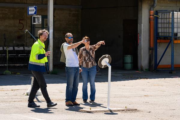 Tour 1: Creatives for Vienna – Making Spaces X Klima Biennale Wien (Nordwestbahnhof, 18.04.2026) Foto: Wirtschaftsagentur Wien / eSeL.at - Joanna Pianka