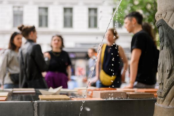 Creatives for Vienna – Making Spaces X Klima Biennale Wien: Kühle Sache (Johanna-Dohnal-Platz, 09.05.2026) Foto: Wirtschaftsagentur Wien / eSeL.at - Joanna Pianka