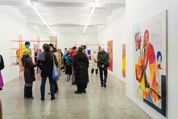 Eröffnung Daniel Domig | Plus: Sofia Goscinski (Galerie3 Wien, 12.02.2026) Foto: eSeL.at - Robert Puteanu