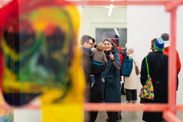 Eröffnung Daniel Domig | Plus: Sofia Goscinski (Galerie3 Wien, 12.02.2026) Foto: eSeL.at - Robert Puteanu