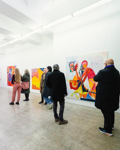 Eröffnung Daniel Domig | Plus: Sofia Goscinski (Galerie3 Wien, 12.02.2026) Foto: eSeL.at - Robert Puteanu