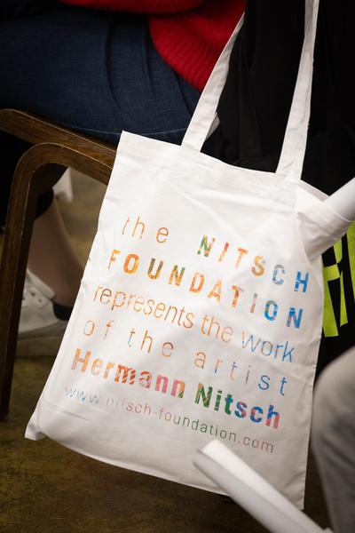 6 Tages Spiel. Pressekonferenz  (Nitsch Foundation, 14.5.2025) Foto: eSeL.at - Lorenz Seidler