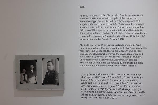 Der Fall Freud. Dokumente des Unrechts (Sigmund Freud Museum, 24.10.2025 - 9.11.2026) Foto: eSeL.at - Lorenz Seidler